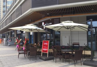 南京户外太阳伞 咖啡馆桌椅 户外休闲家具 庭院户外家具定制
